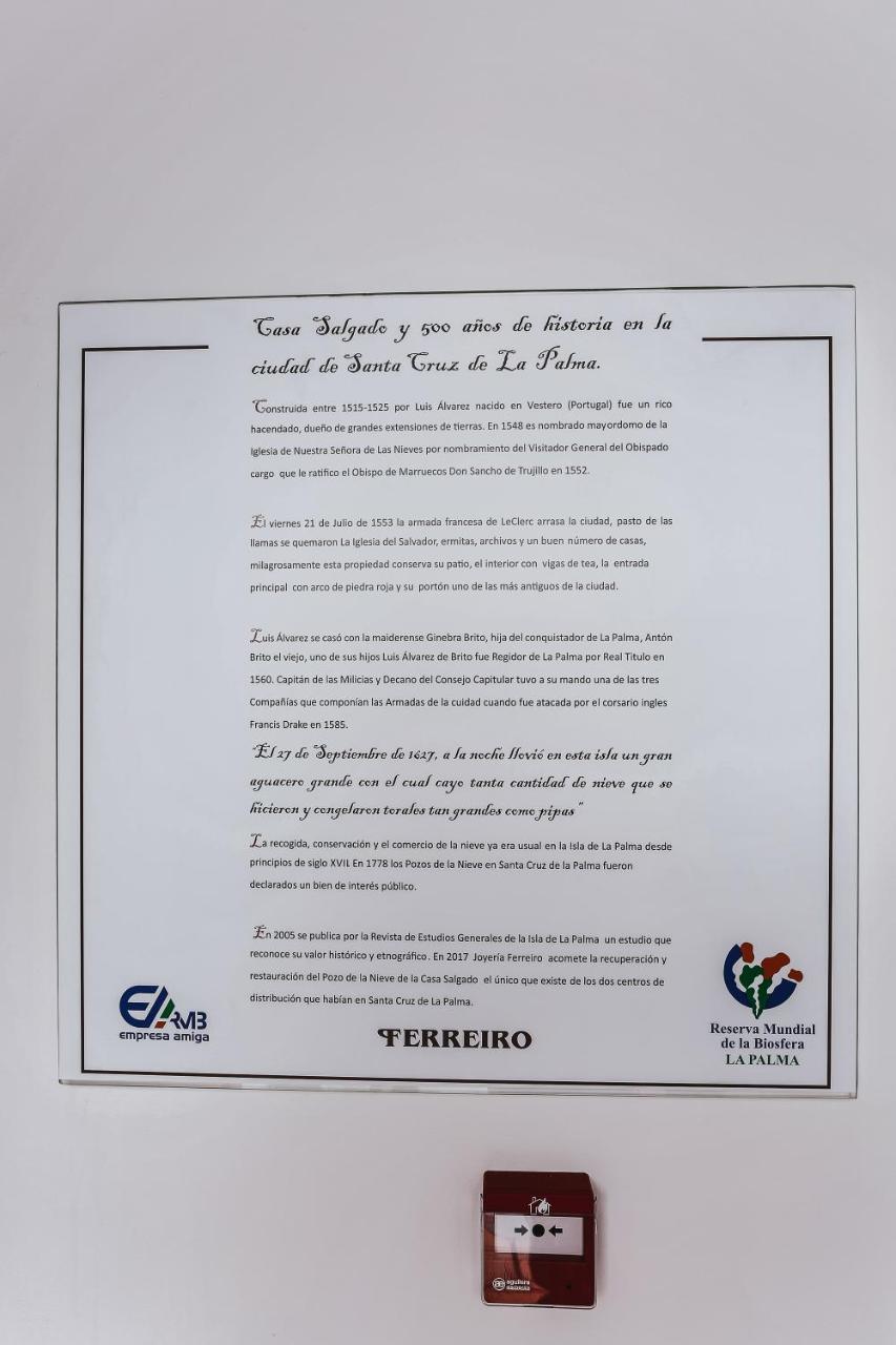 Casa Emblematica Salgado Apartment ซานตาครูซเดลาปัลมา ภายนอก รูปภาพ